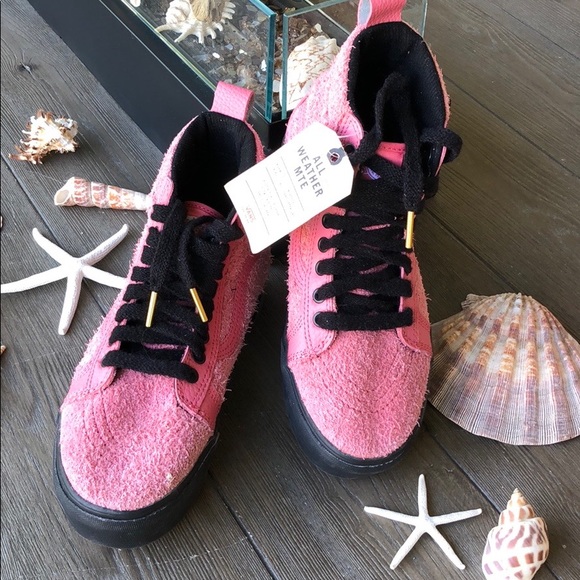 🌴🌼VANS- All weather BOOTS DESERT ROSE HIGH TOPS - Picture 4 of 8